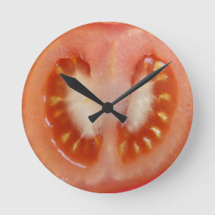 Horloge Ronde Tomato slice