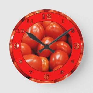 Horloge Ronde Tomatoes