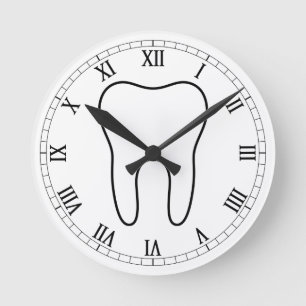 Horloge Ronde Tooth O'Clock