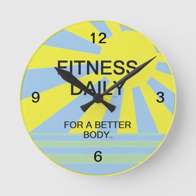 Horloge Ronde TOP Fitness Daily (Recto)