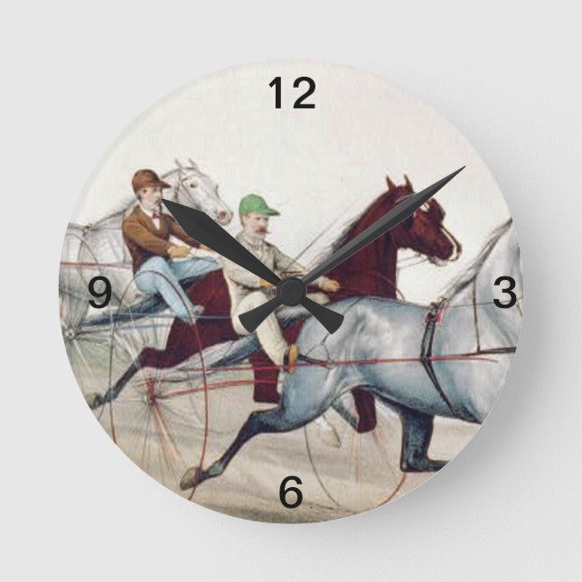 Horloge Ronde TOP Harness Racing (Recto)
