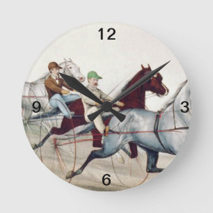 Horloge Ronde TOP Harness Racing