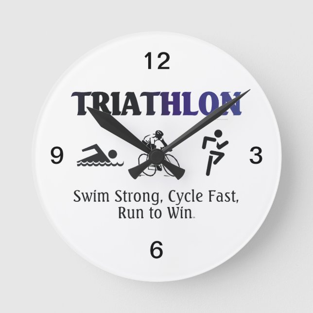 Horloge Ronde TOP Triathlon (Recto)