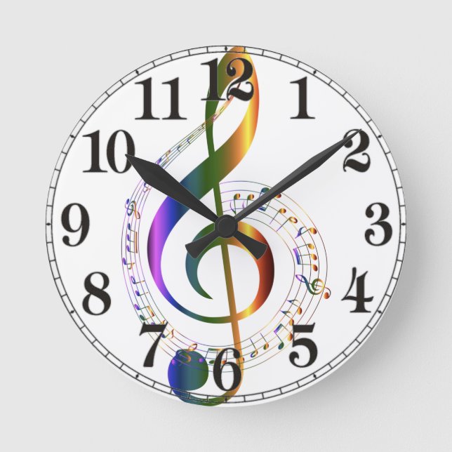 Horloge Ronde Tour de musique (Recto)