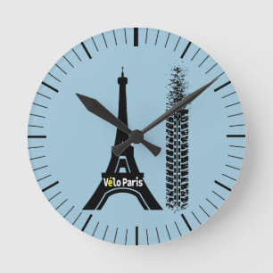 Horloge Ronde Tour de Velo Paris Bike Eiffel