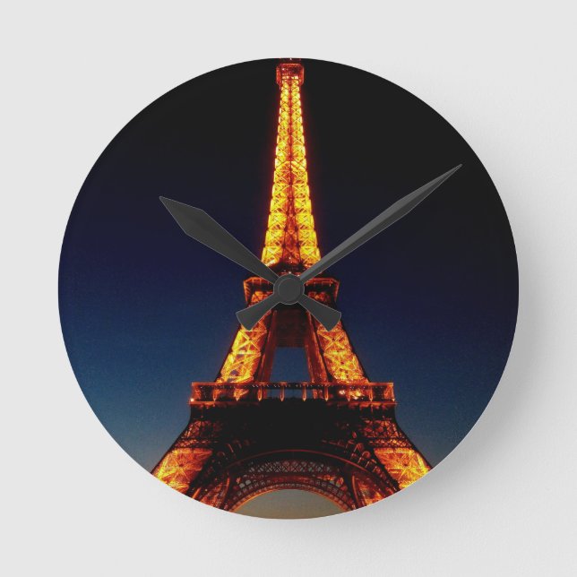 Horloge Ronde Tour Eiffel à Paris (Recto)