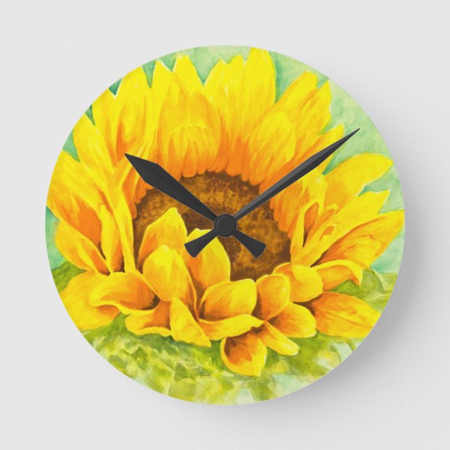 Horloge Ronde Tournesol (Recto)