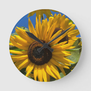 Horloge Ronde Tournesol