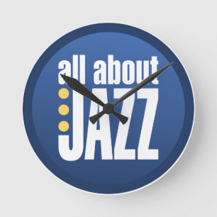 Horloge Ronde Tout au sujet de l'horloge murale de jazz