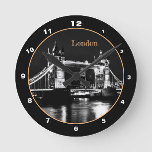 Horloge Ronde Tower Bridge & Londres à Night England /British B