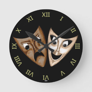 Horloge Ronde Tragédie et comédie