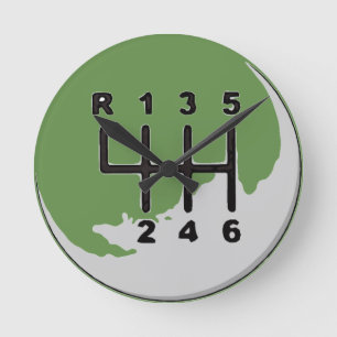 Horloge Ronde Transmission MANUELLE - COULEURS