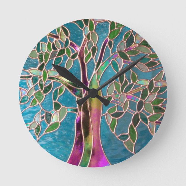 Horloge Ronde Tree of Enchantment wall clock (Recto)