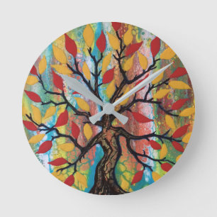 Horloge Ronde Tree of Life