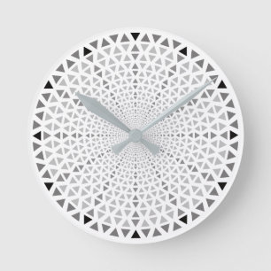 Horloge Ronde Triange - graphic wall clock