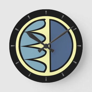 Horloge Ronde Tribal Clock Modern Native Sun Wall Clocks Decor