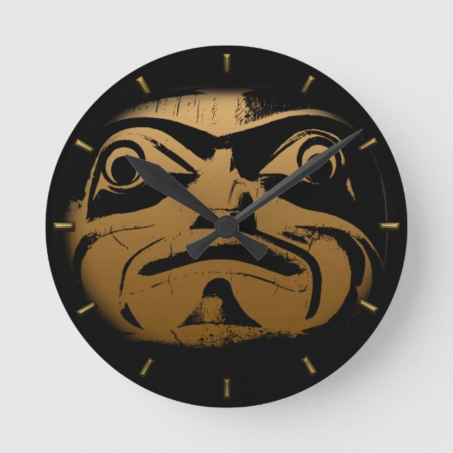 Horloge Ronde Tribe Wall Clock (Recto)