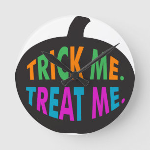 Horloge Ronde Trick Me Treat Me Multi-Color