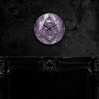 Triquetra Trinity Knot Lavender Purple Faux Métal