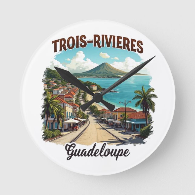 HORLOGE RONDE TROIS-RIVIERES GUADELOUPE (Recto)
