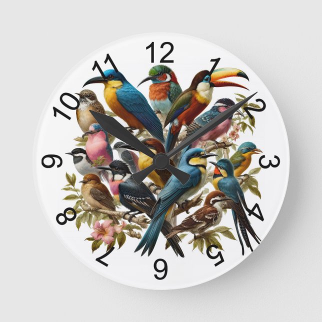 Horloge Ronde Tropical (Recto)