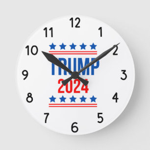 Horloge Ronde Trump 2024