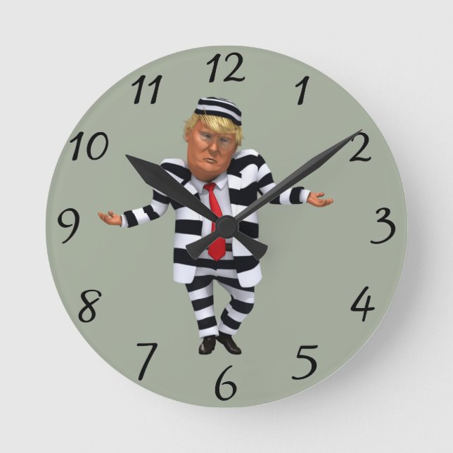 Horloge Ronde Trump en prison (Recto)