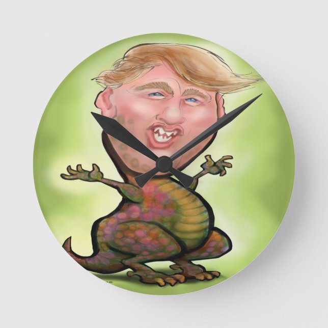 Horloge Ronde Trump Zilla (Recto)