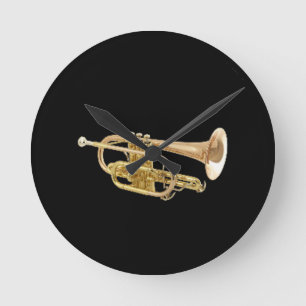 Horloge Ronde "Trumpet" design gifts and products