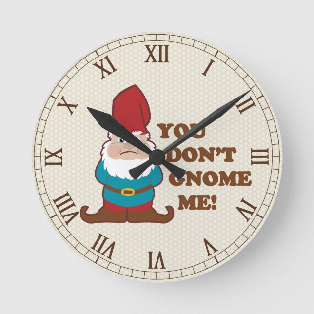 Horloge Ronde Tu ne me manges pas (Recto)