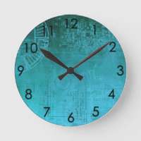 Turquoise Aqua Circuit Board ordinateur geek nerd