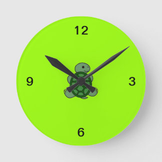 Horloge Ronde Turtle Clock