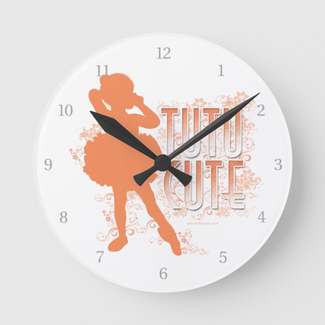 Horloge Ronde Tutu Cute (Recto)