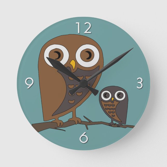 Horloge Ronde Two Hooters (Recto)