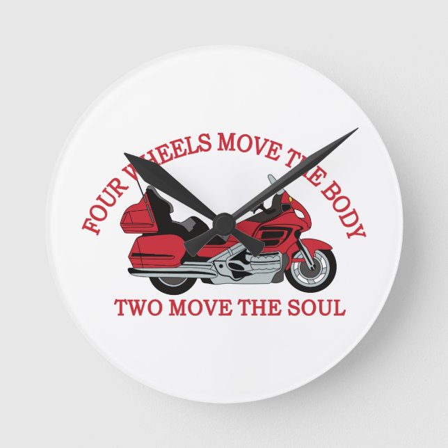 Horloge Ronde Two Wheels (Recto)