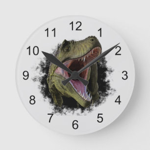 Horloge Ronde Tyrannosaurus Hole Dinosaur Jurassic