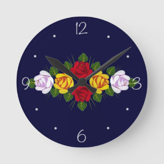 Horloge Ronde UK Canal rose