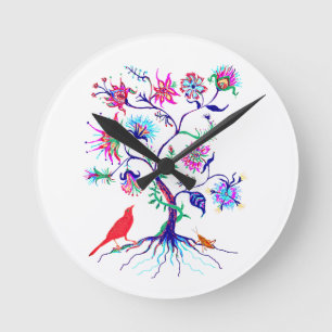 Horloge Ronde Un arbre de vie