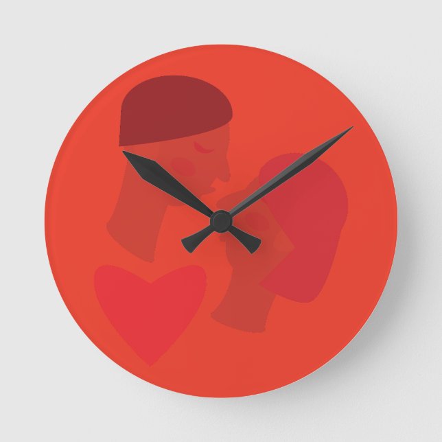 Horloge Ronde Un Baiser (Recto)