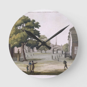 Horloge Ronde Un carré du marché, Philadelphie, Pennsylvanie,