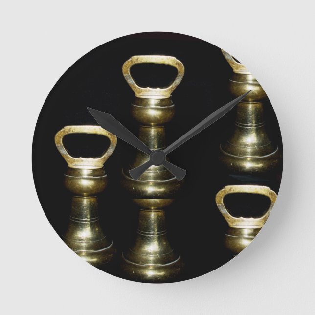Horloge Ronde Un design irlandais - La collection de laiton (Recto)