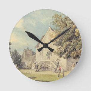 Horloge Ronde Un jeu des cuvettes sur Bowling Green en dehors du