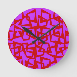 Horloge Ronde Un mur de modernisme d'un quart de siècle