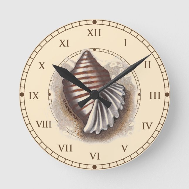Horloge Ronde Une coquille  (Recto)