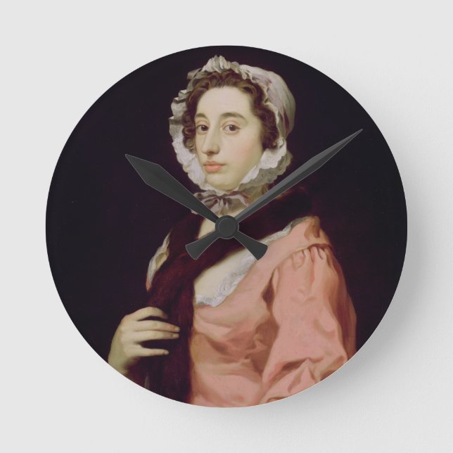 Horloge Ronde Une femme inconnue, appelée Peg Woffington (huile  (Recto)