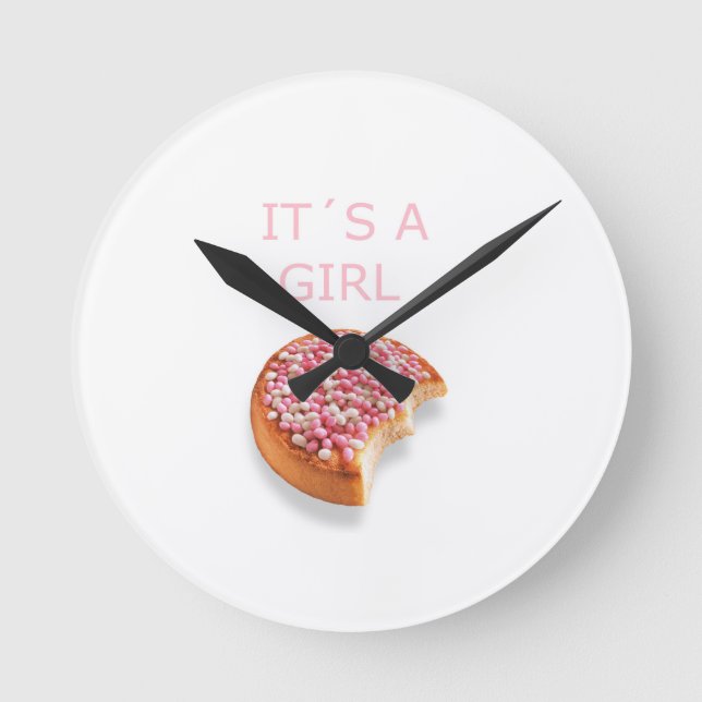 Horloge Ronde une fille est née (Recto)