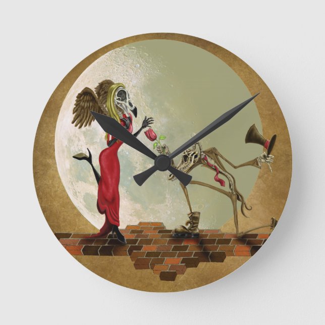 Horloge Ronde Une fleur pour m'lady (Recto)