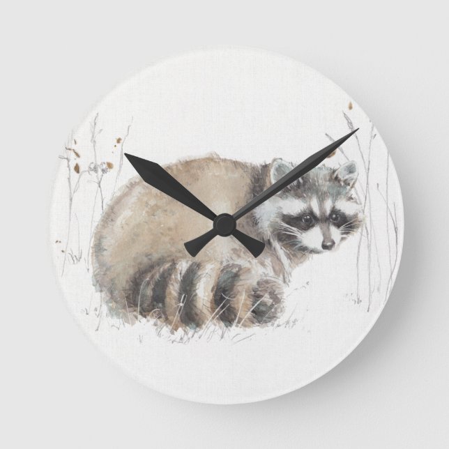 Horloge Ronde Une marche boisée X (Recto)