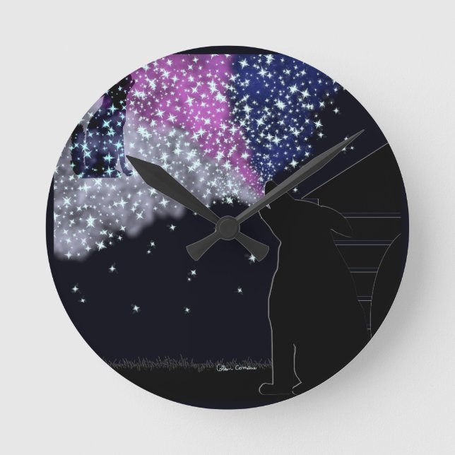 Horloge Ronde Une nuit d'été avec Sirius (Recto)