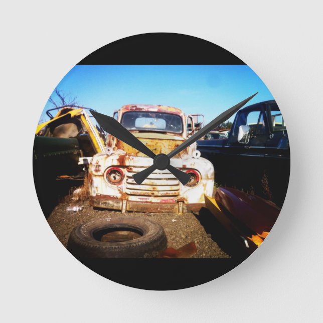 Horloge Ronde Une ordure de l'homme le trésor d'un autre homme (Recto)